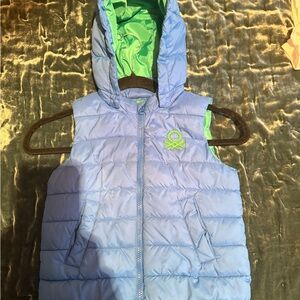 United Colors Of Benetton Blue and Green Kids Vest